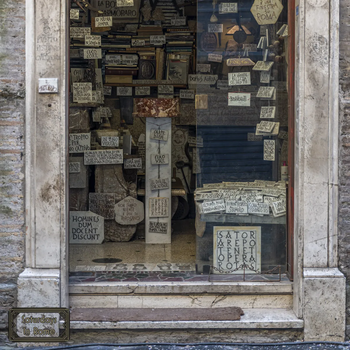cool things to buy in rome - La Bottega del Marmoraro
