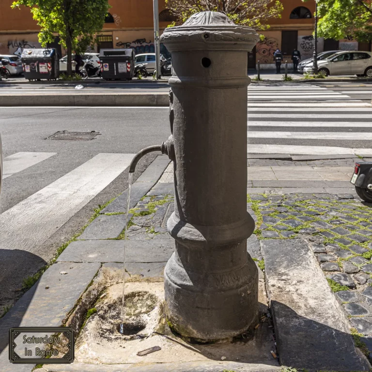 drinking fountains in Rome - Nasoni
