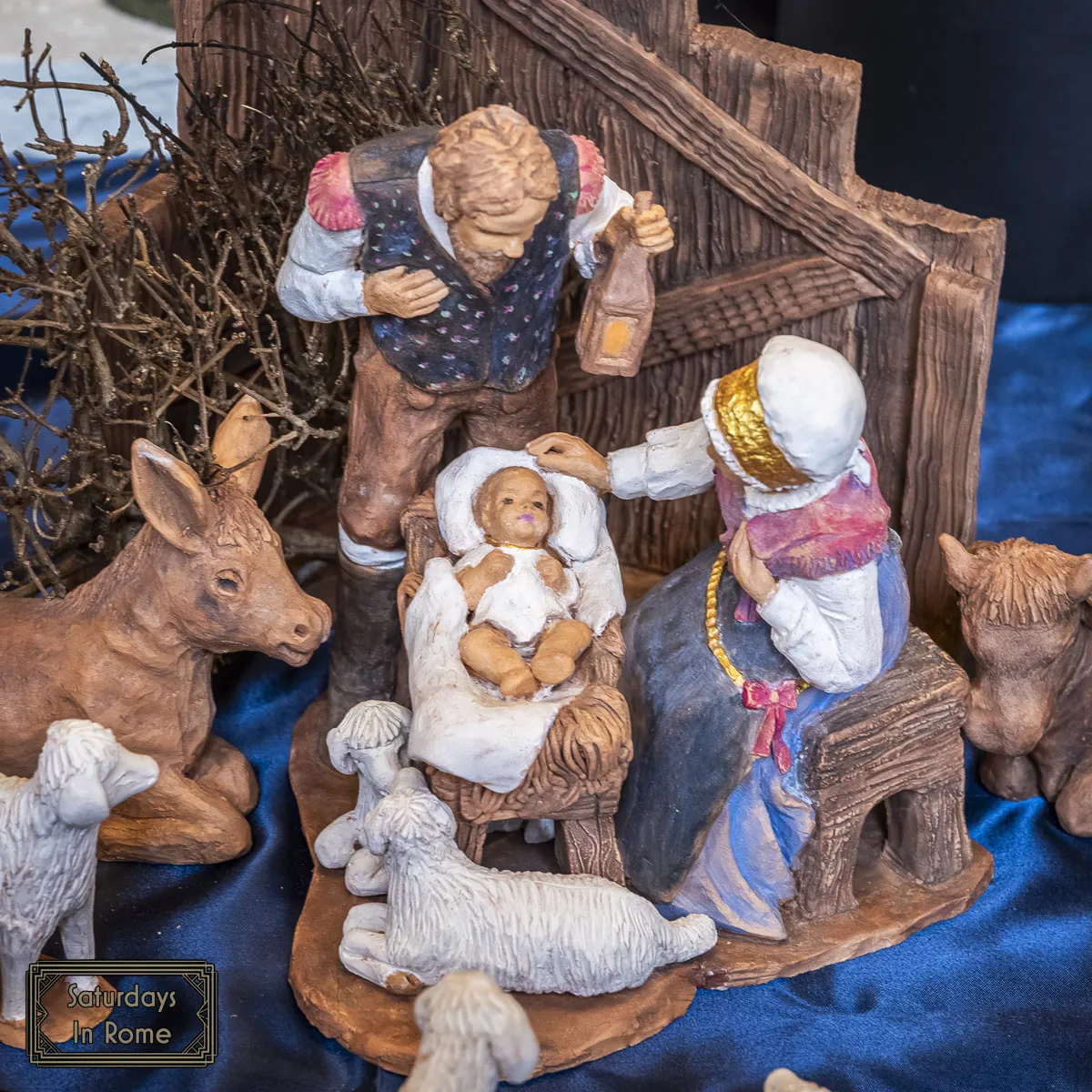 Rome in December - Manger Scene