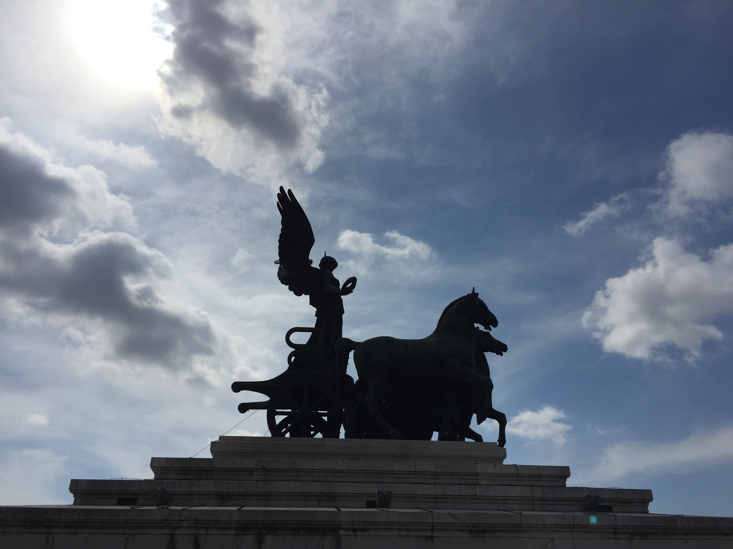 altar of the fatherland - Angel on Chariot