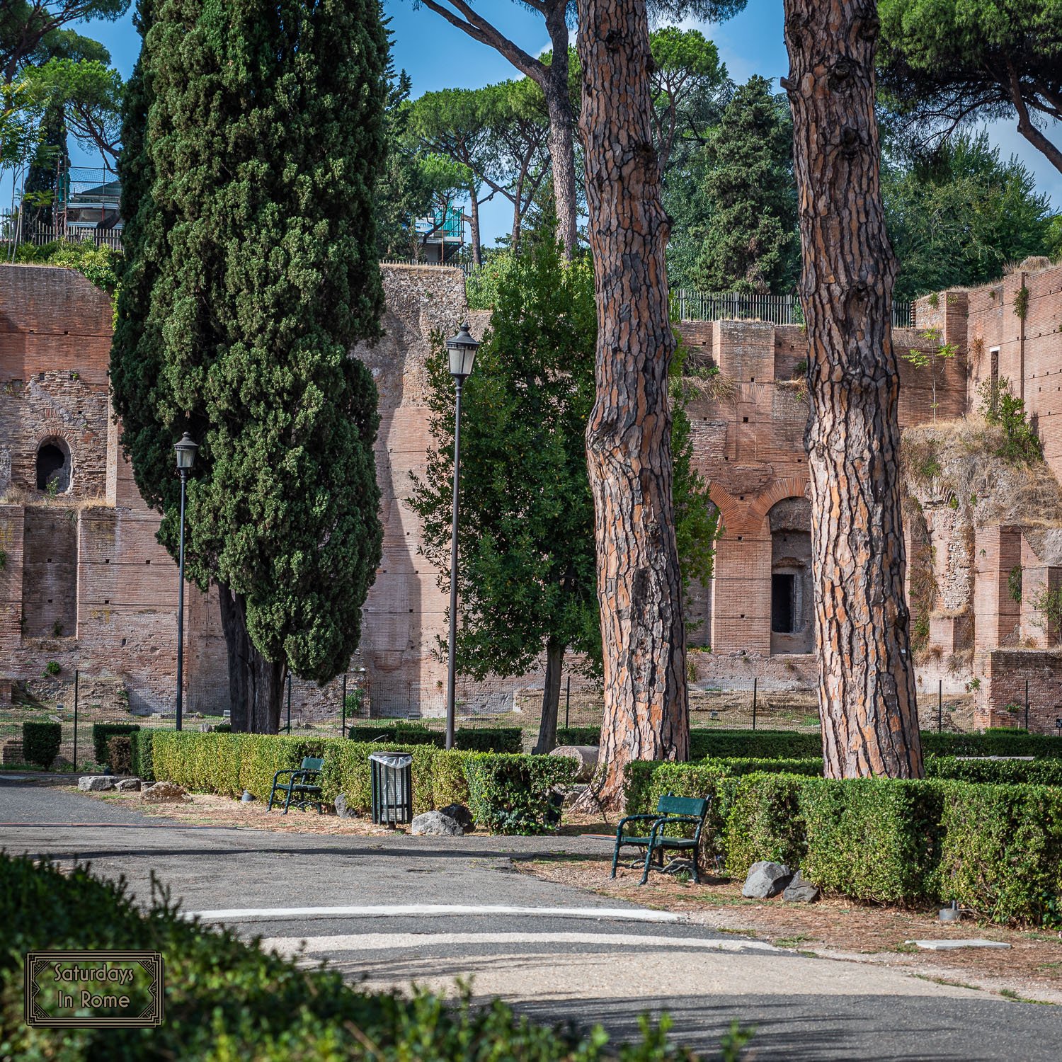 Ancient Roman Baths In Rome - Caracalla