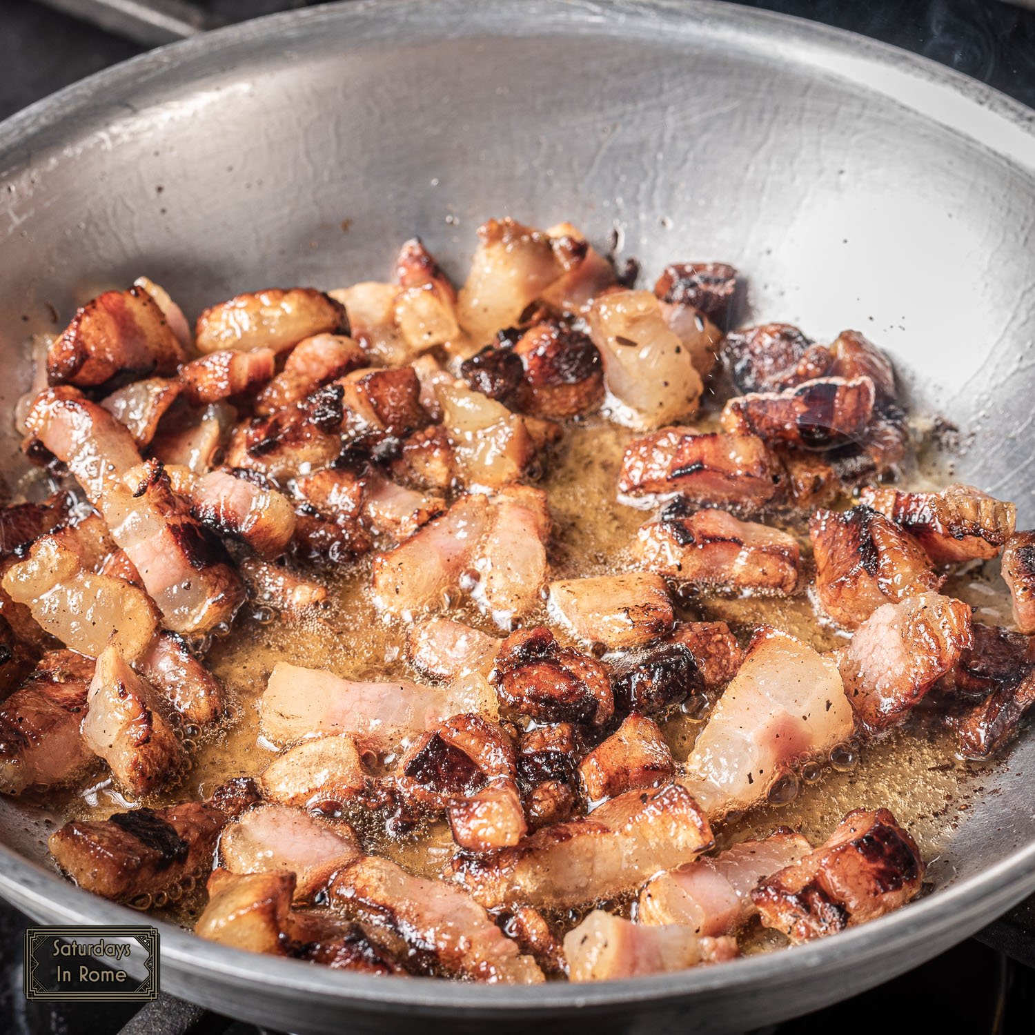 Authentic Spaghetti alla Carbonara - Crunchy Guanciale