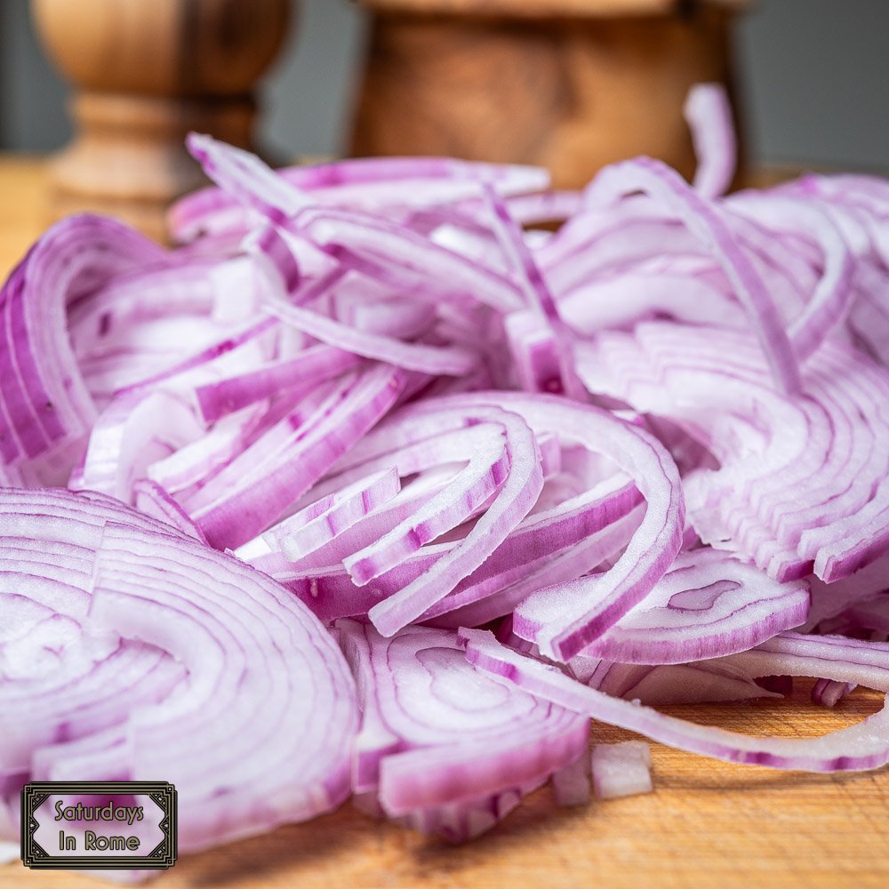 Borlotti Bean Salad - Tropea Onions