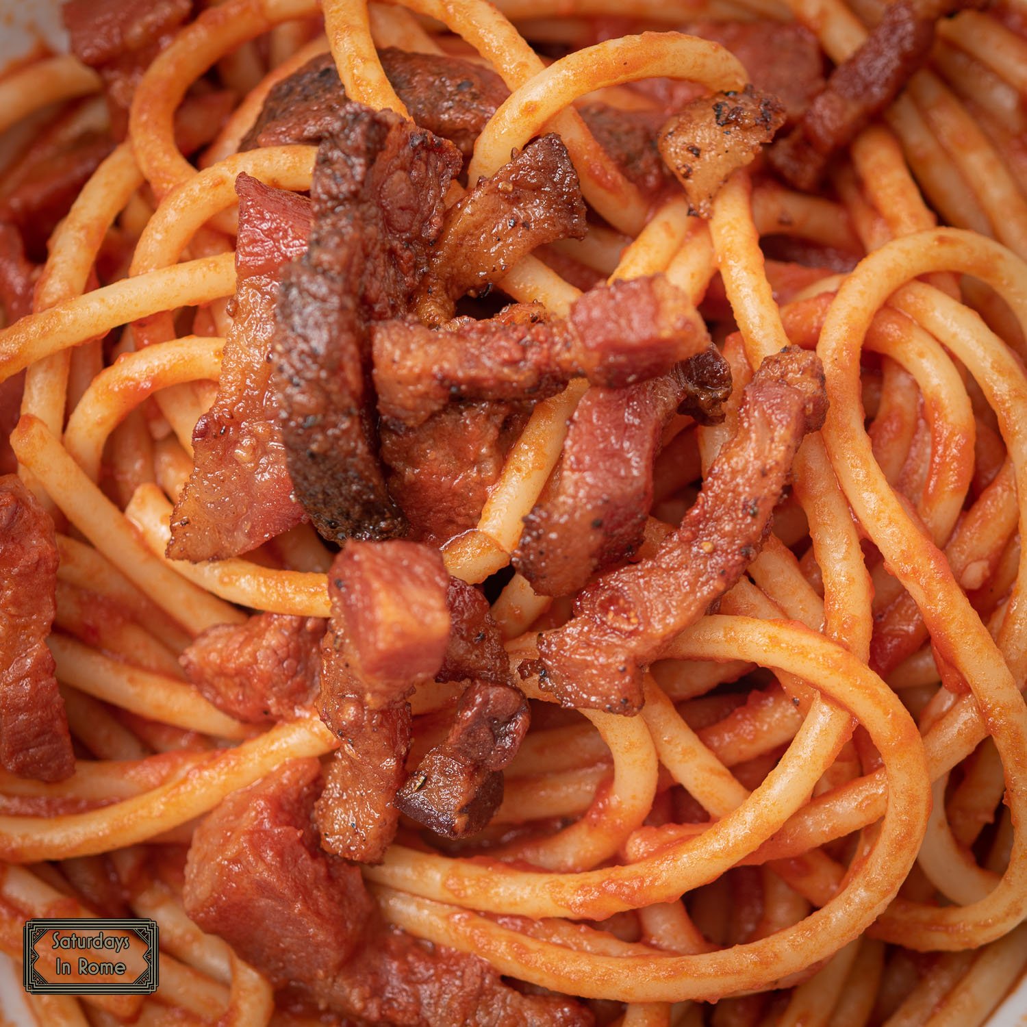 This Bucatini all&amp;#39;Amatriciana Recipe Is A Roman Classic
