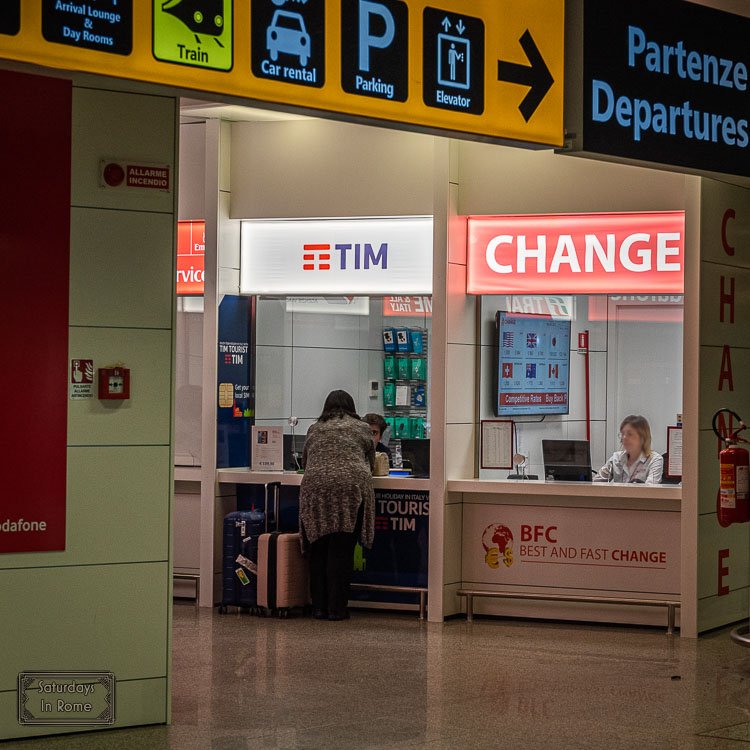 Buying A SIM Card In Rome Airport - Tourist
