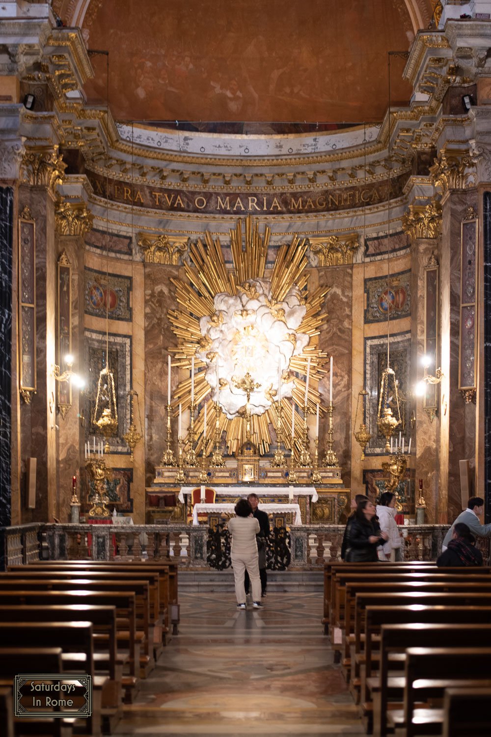 Church of Santa Maria della Vittoria - The Faithful