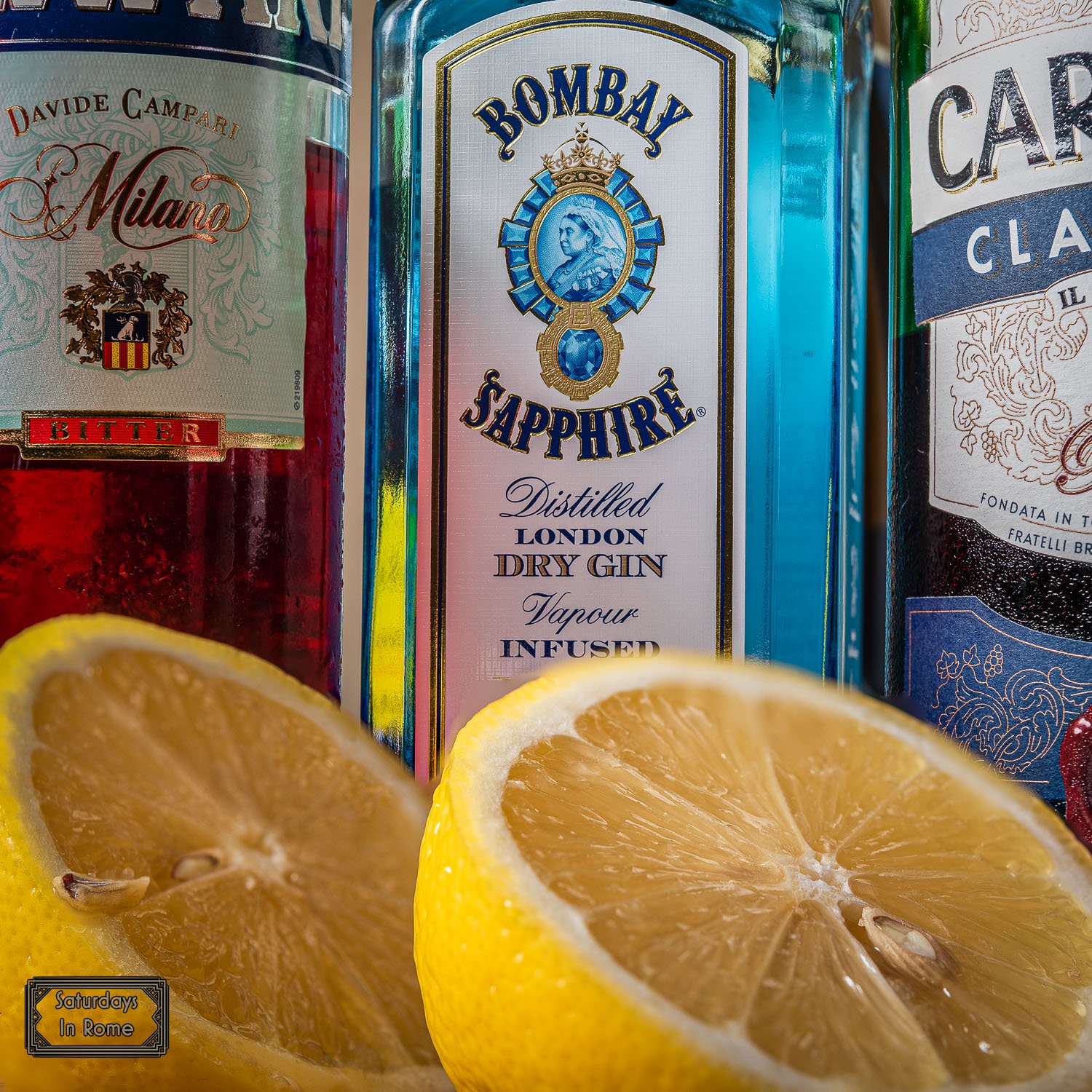 Classic Italian Cocktails - Negroni with Bombay Sapphire Gin