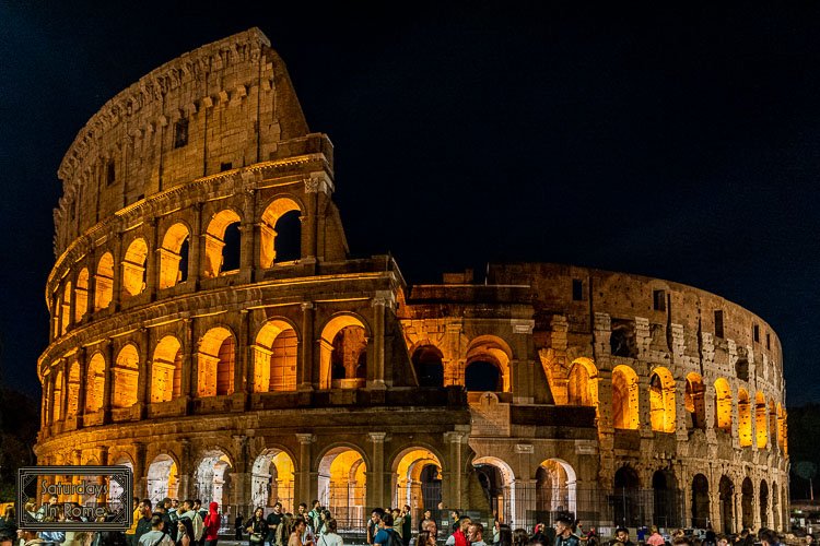 Colosseum At Night - Meeting Place