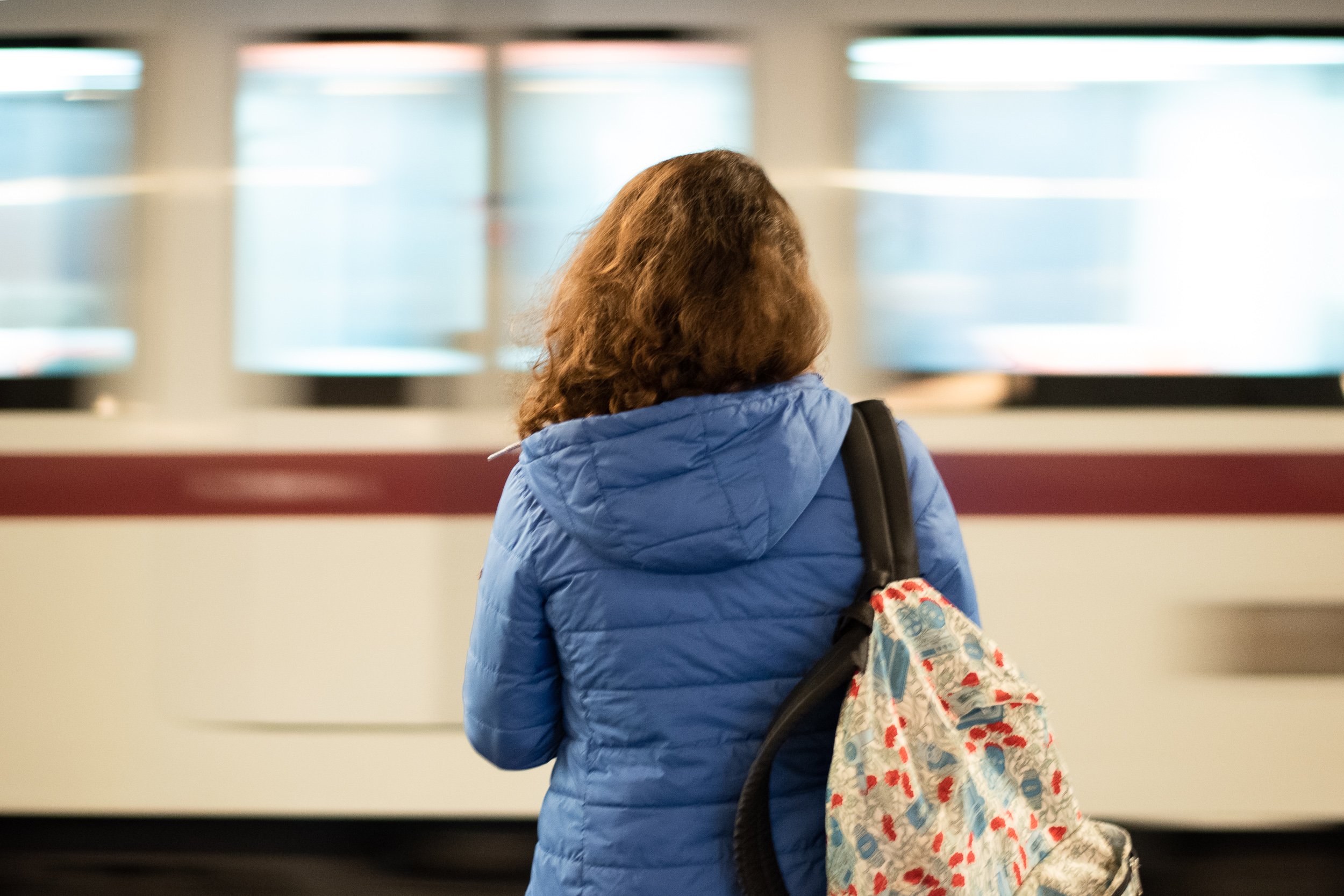 does Rome have a subway - Woman Waiting