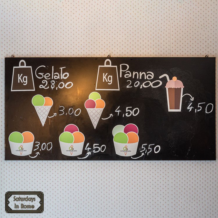 FataMorgana Gelato Rome - Reasonable Prices