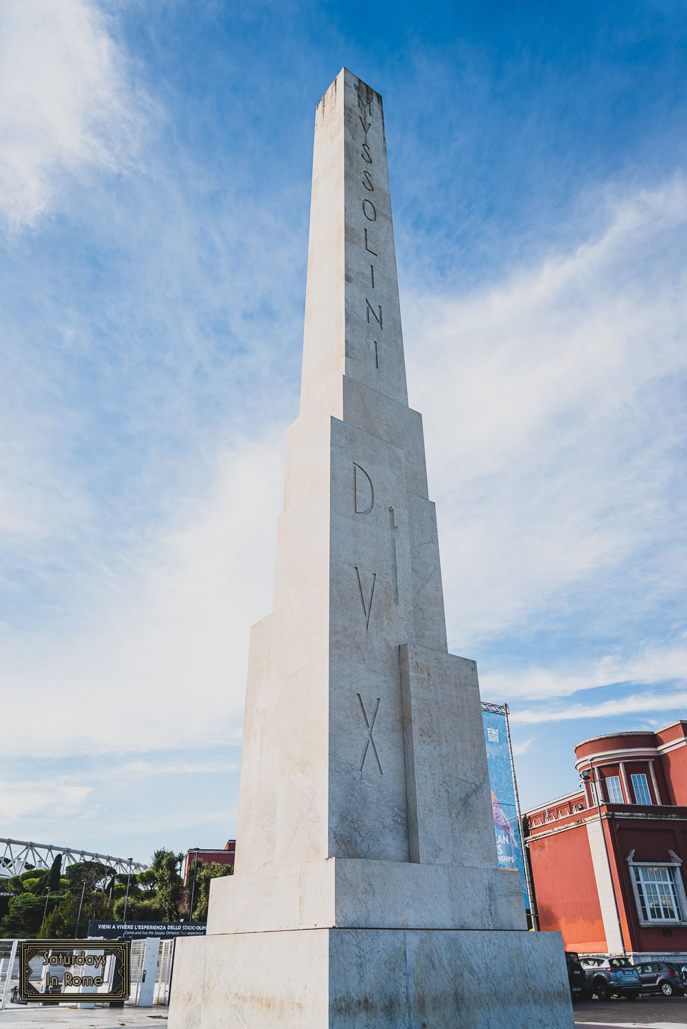 foro italico rome - Mussolini Obelisk