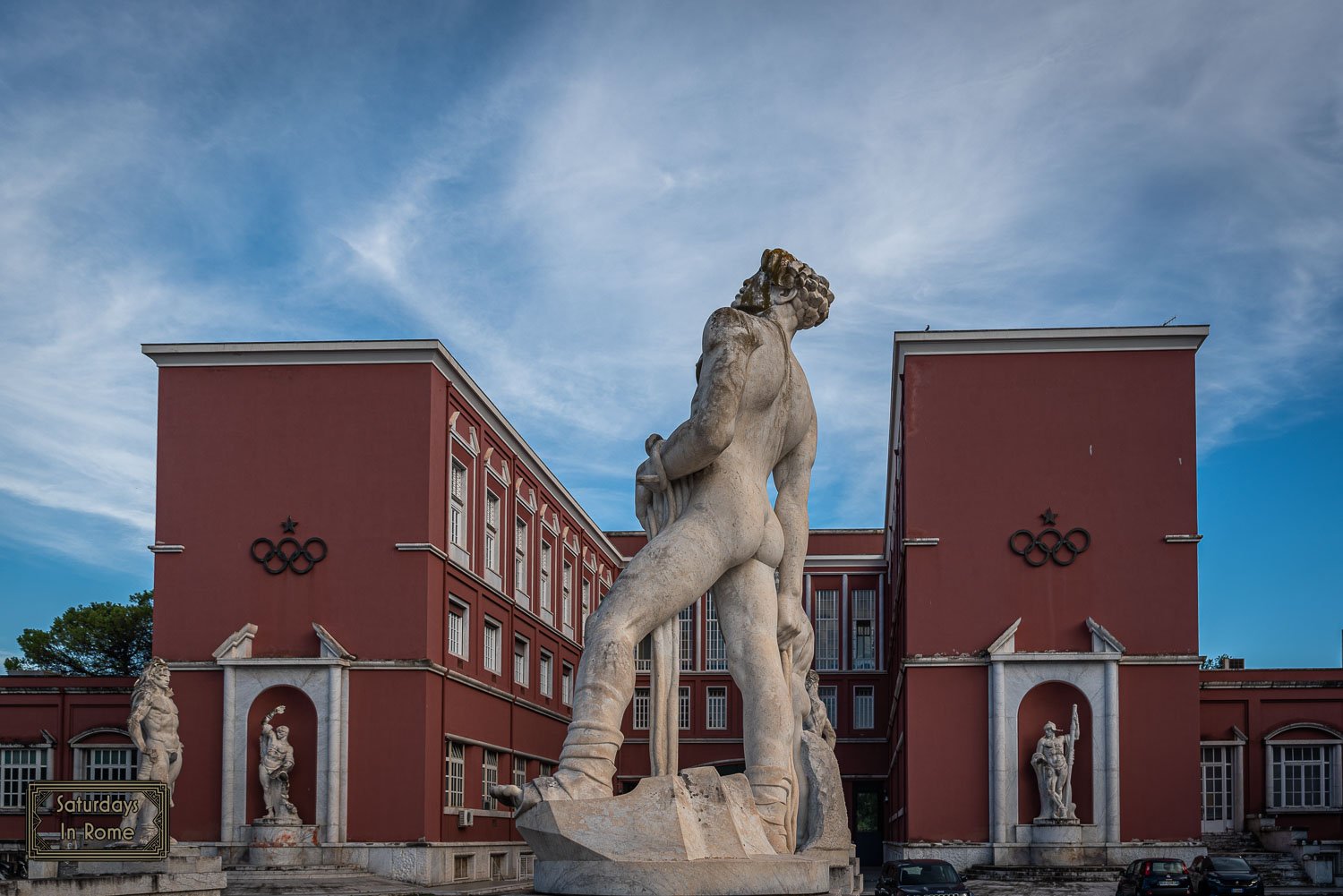 foro italico rome - statues