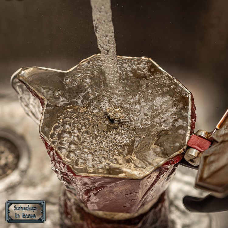 How To Clean A Moka Pot - Water Only