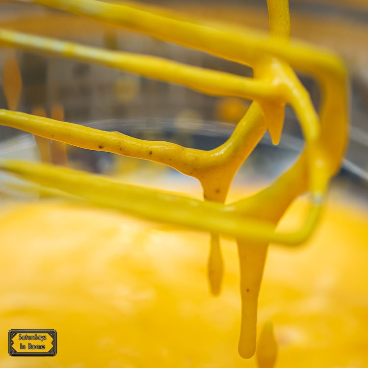 Italian Squash Pie Recipe - Mixing Batter