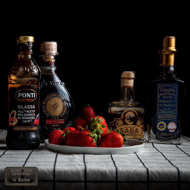 italian balsamic vinegar - different quality