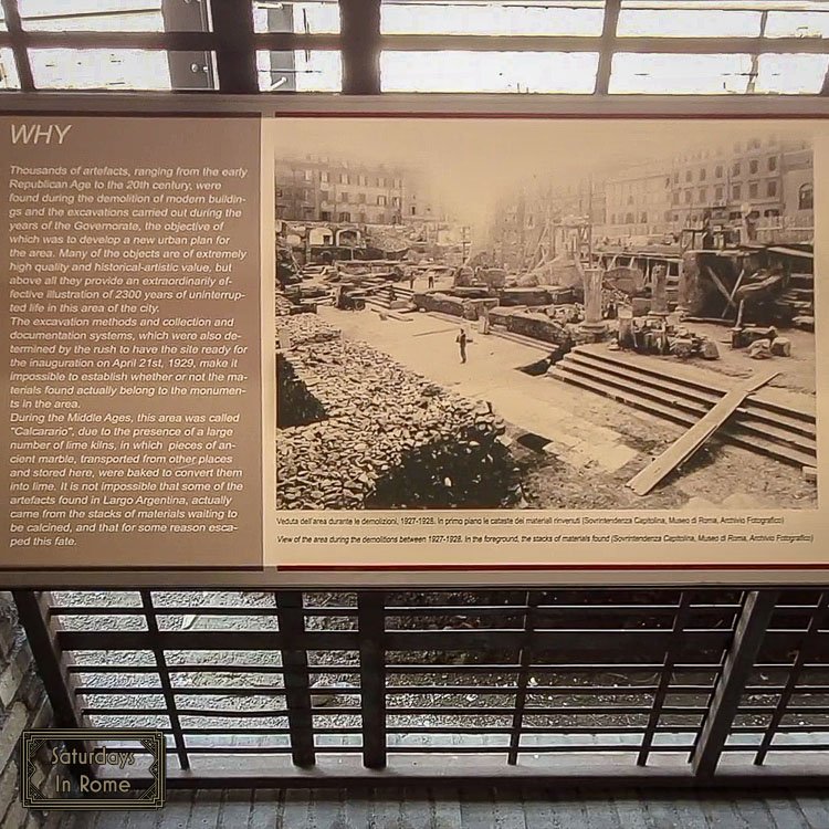 Largo di Torre Argentina - English Displays