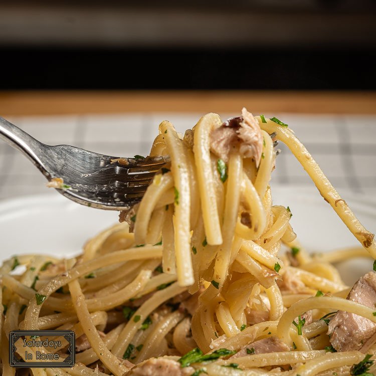 lemon tuna pasta - Warm or Cold