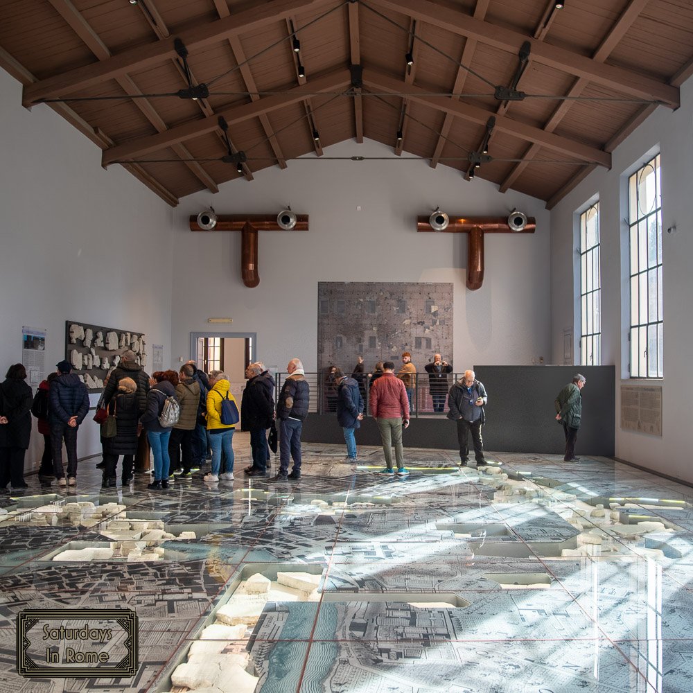 museo della forma urbis - glass floor