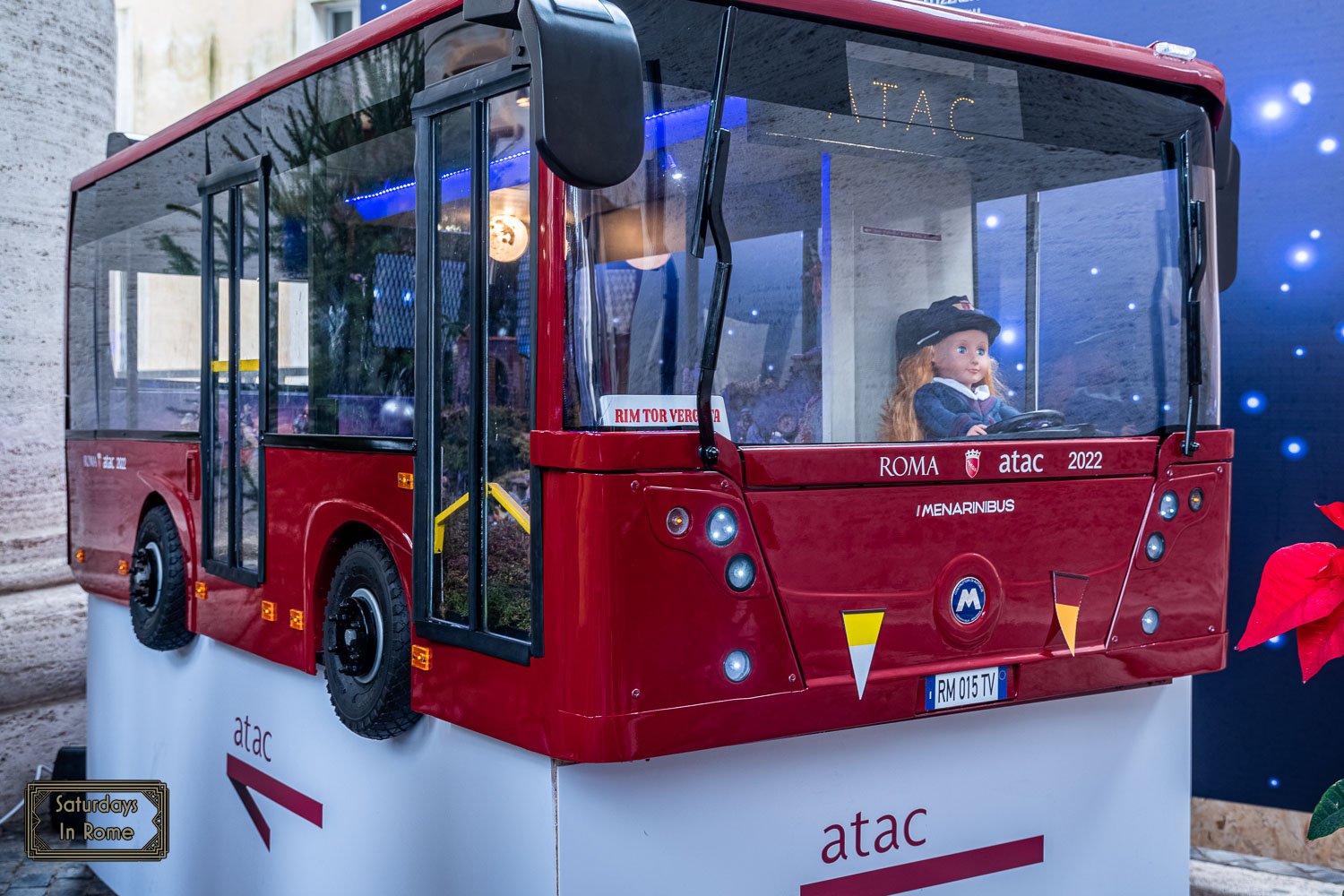 Nativity Scene At The Vatican - On A Bus