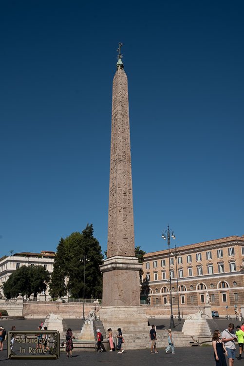 Piazza del Popolo Rome - Flaminio Obelisk