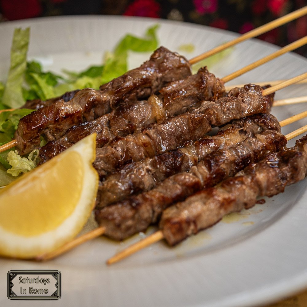 Popular Appetizers In Rome - Arrosticini