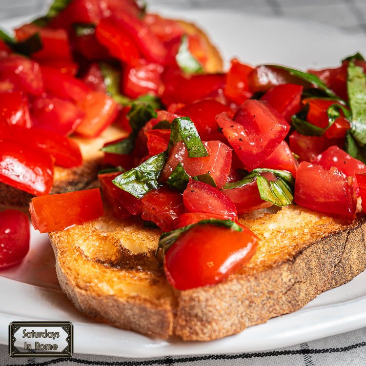 Popular Appetizers In Rome - Bruschetta