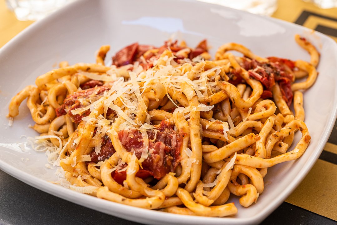 Restaurants in Orvieto - Pasta with Roasted Tomatoes
