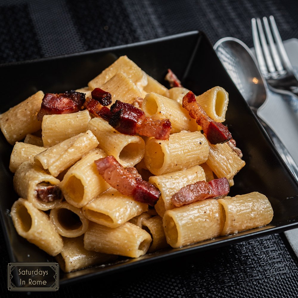 Roman Classic Pasta Alla Gricia Recipe - Finished