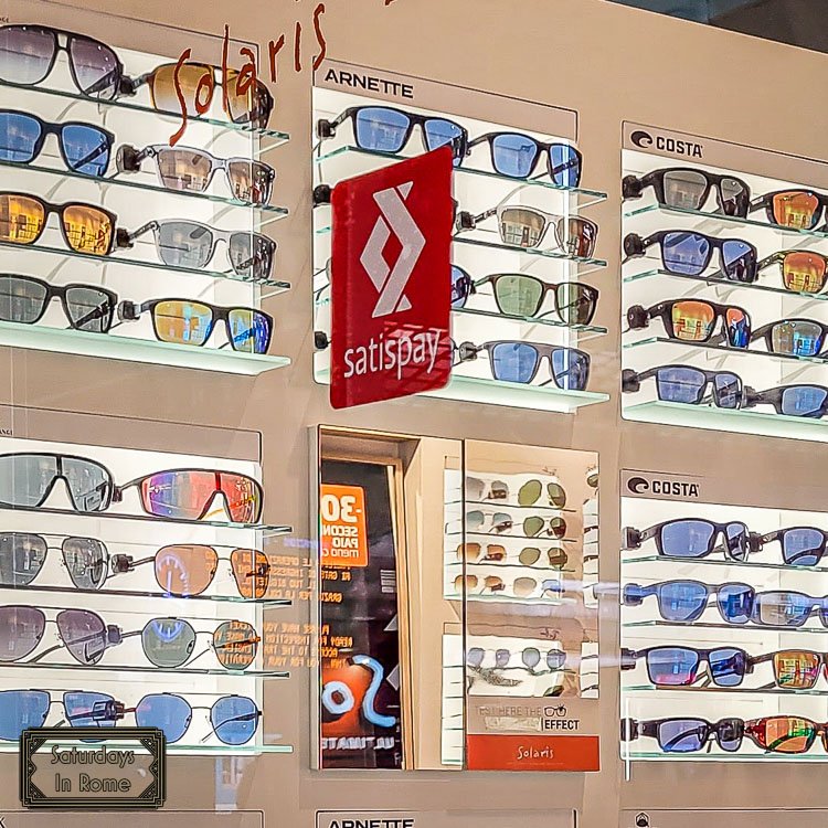 Rome's train station shops - Sunglasses