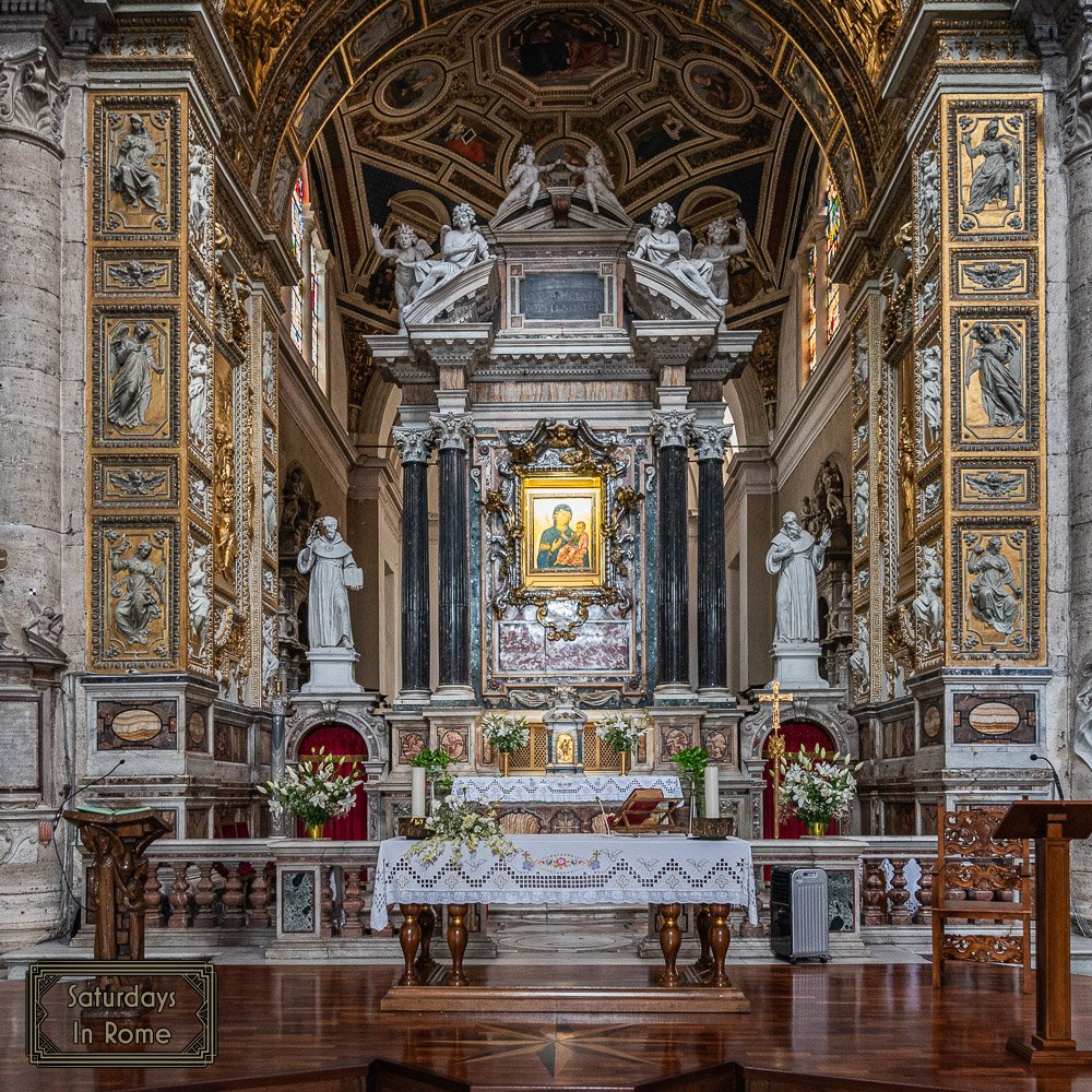 santa maria del popolo caravaggio paintings - Main Altar