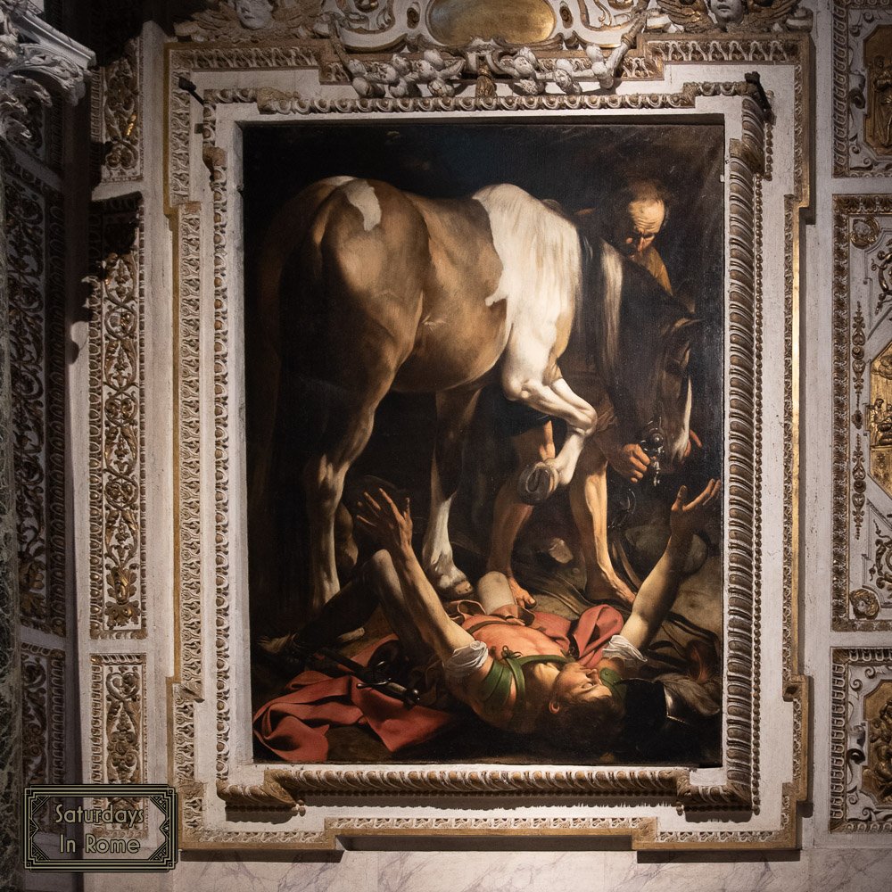 santa maria del popolo caravaggio paintings - The Conversion of Saint Paul