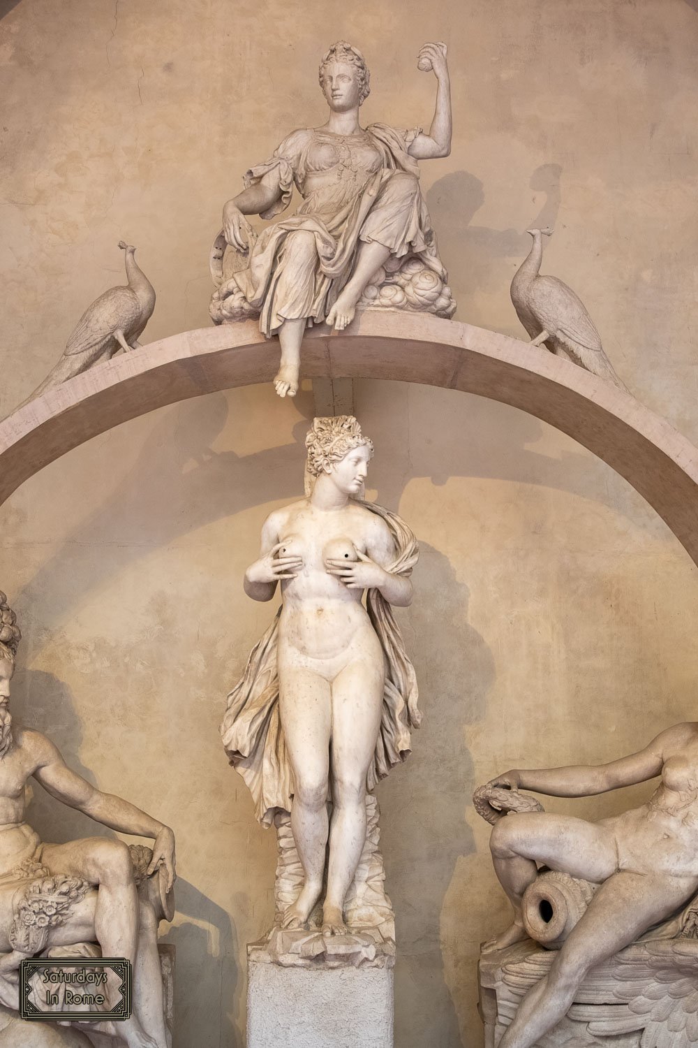 The Bargello Museum In Florence - Juno and Two Peacocks