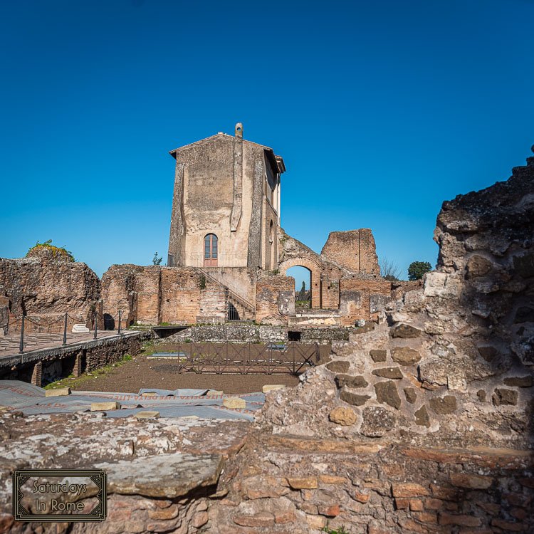 The Palatine Hill in Rome - Palace of Domitian