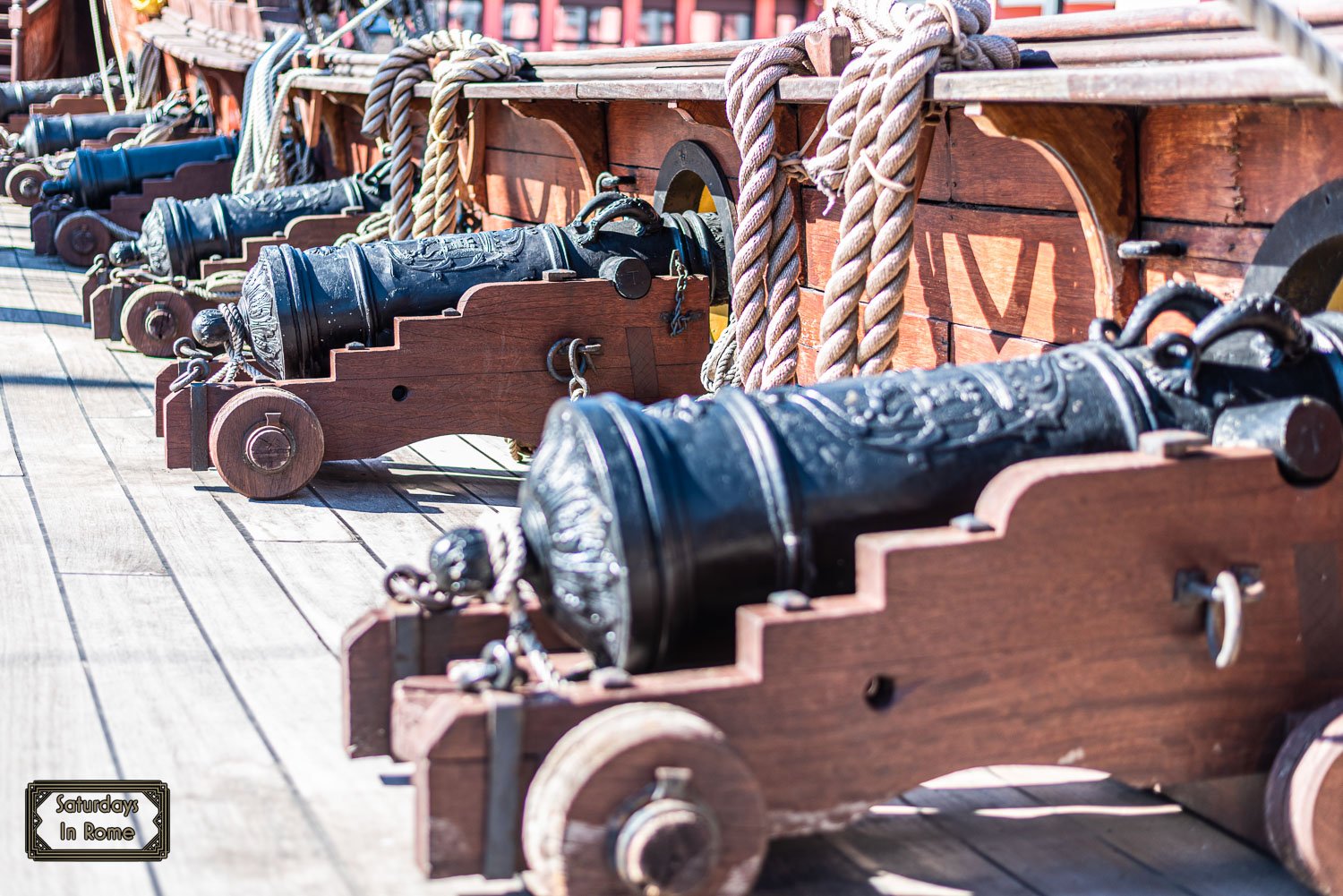 Things To See In Genoa - Cannons On The Neptune