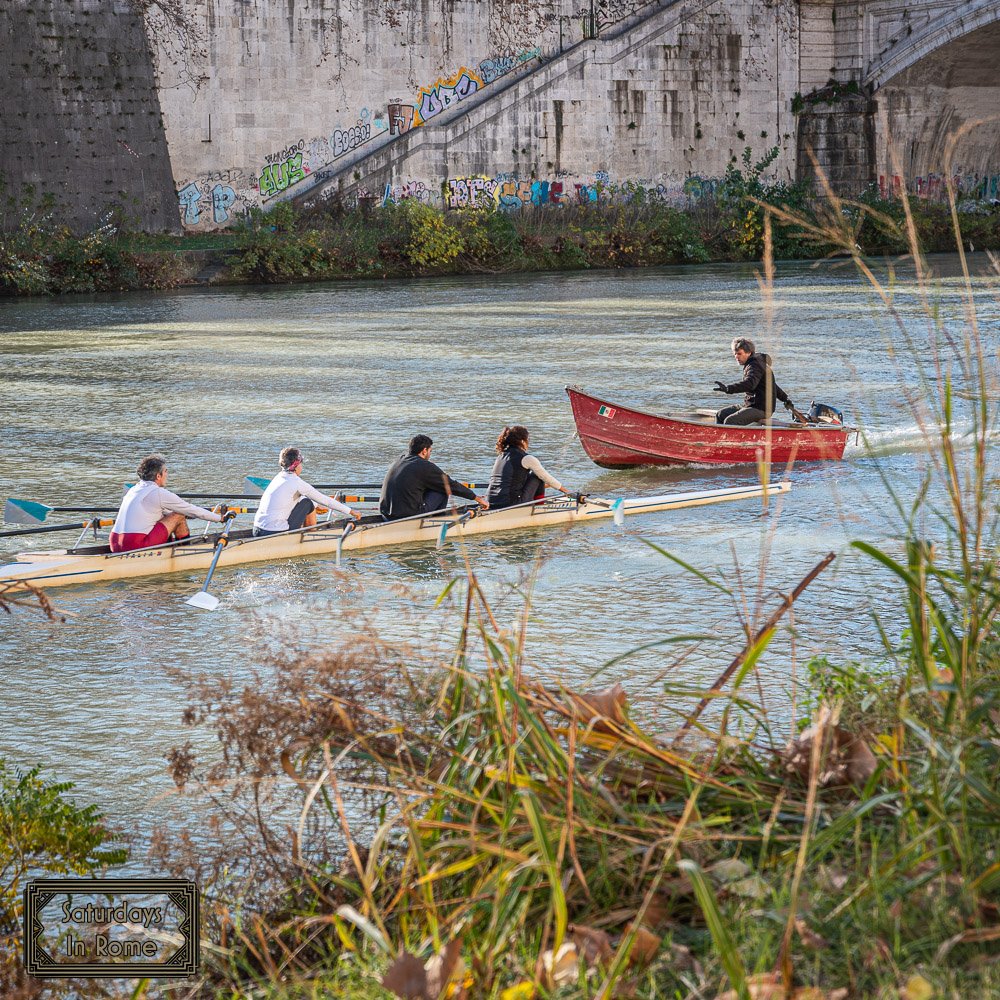 Tiber River In Rome - Rowing