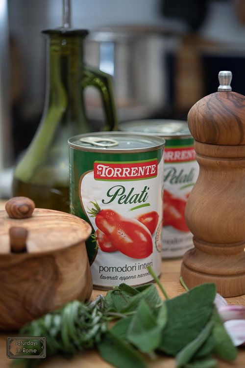 Tuscan Beans - Peeled Tomatoes