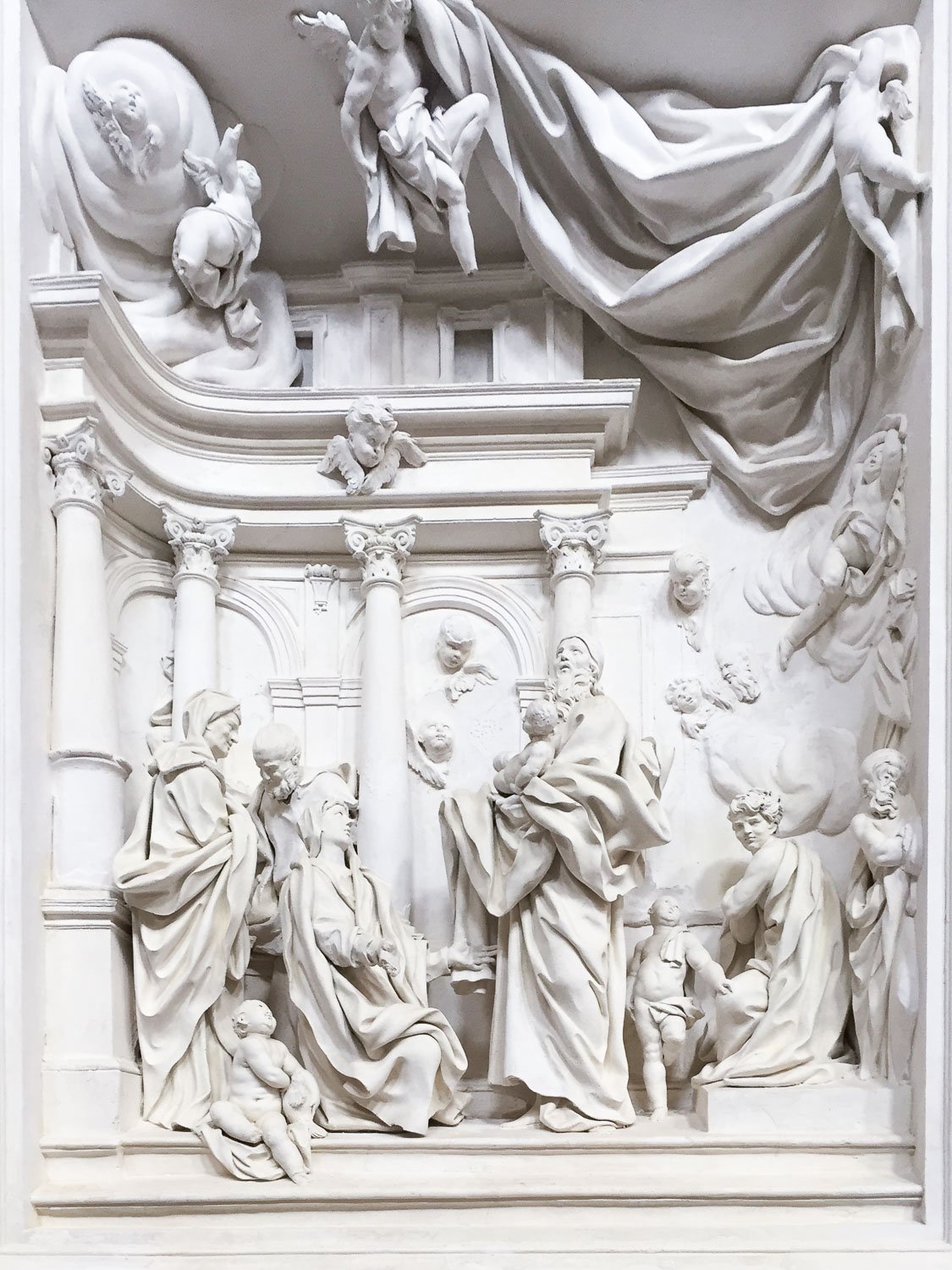 valley of the temples - Bas Relief in Santo Spirito