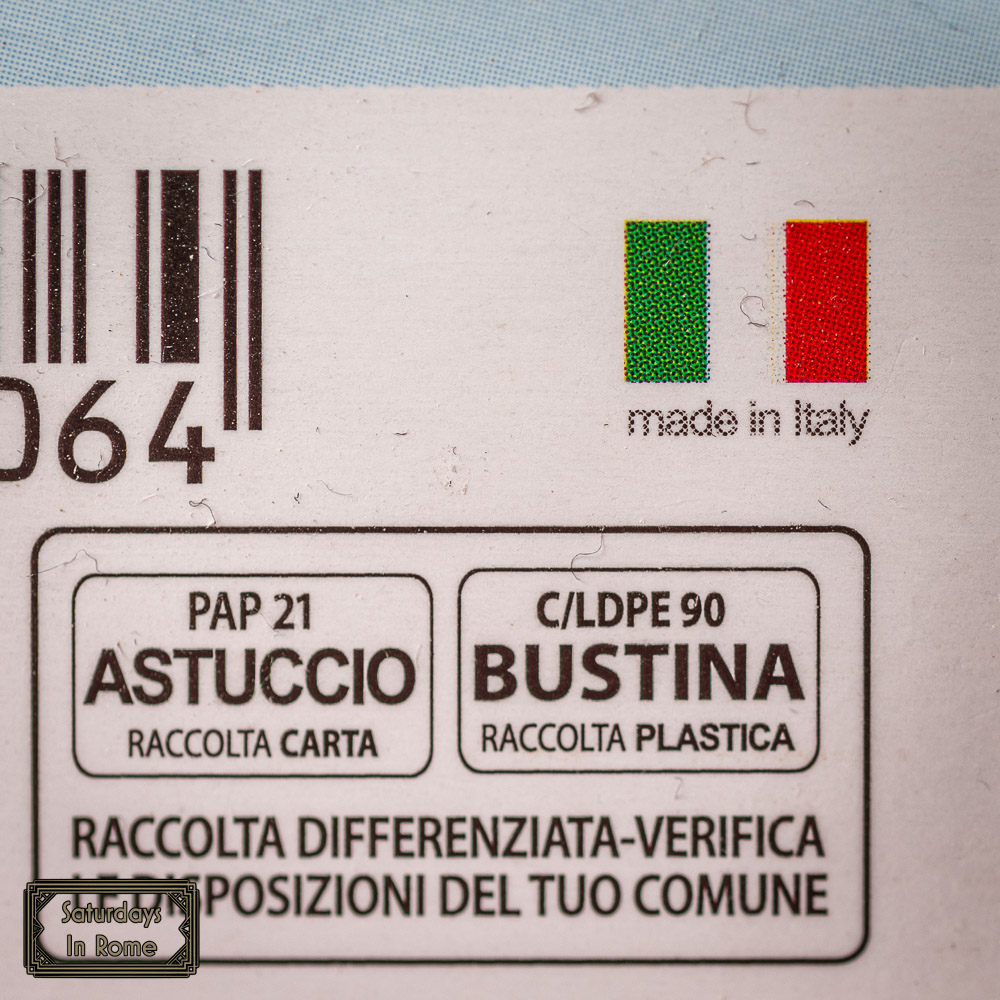 Made In Italy Label - Box Label