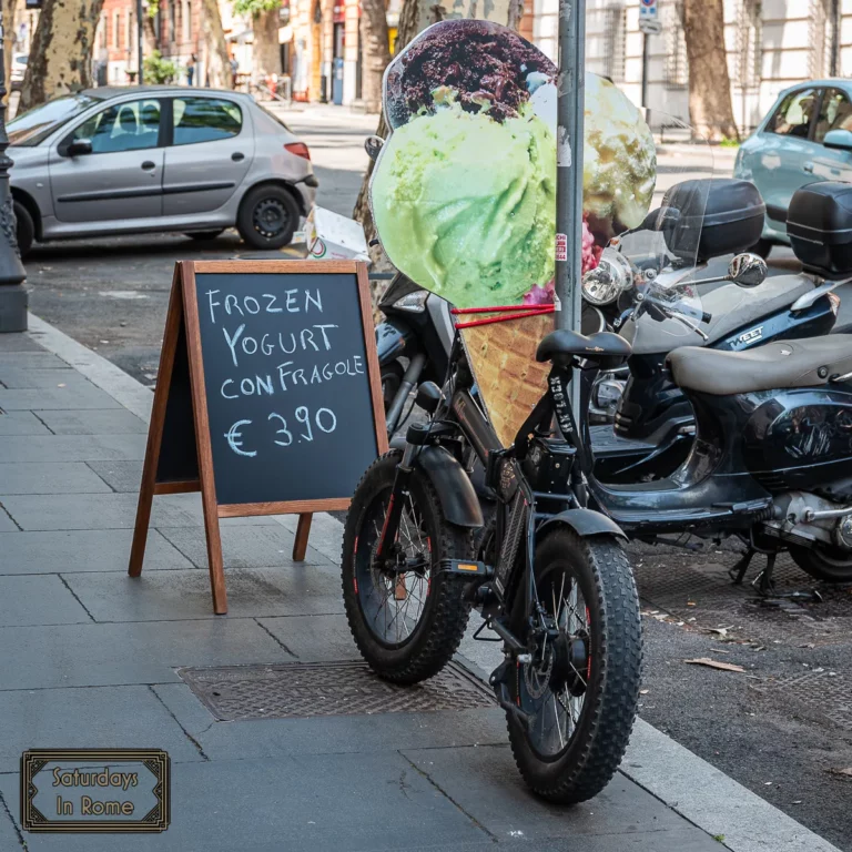 Rome in August - Gelato