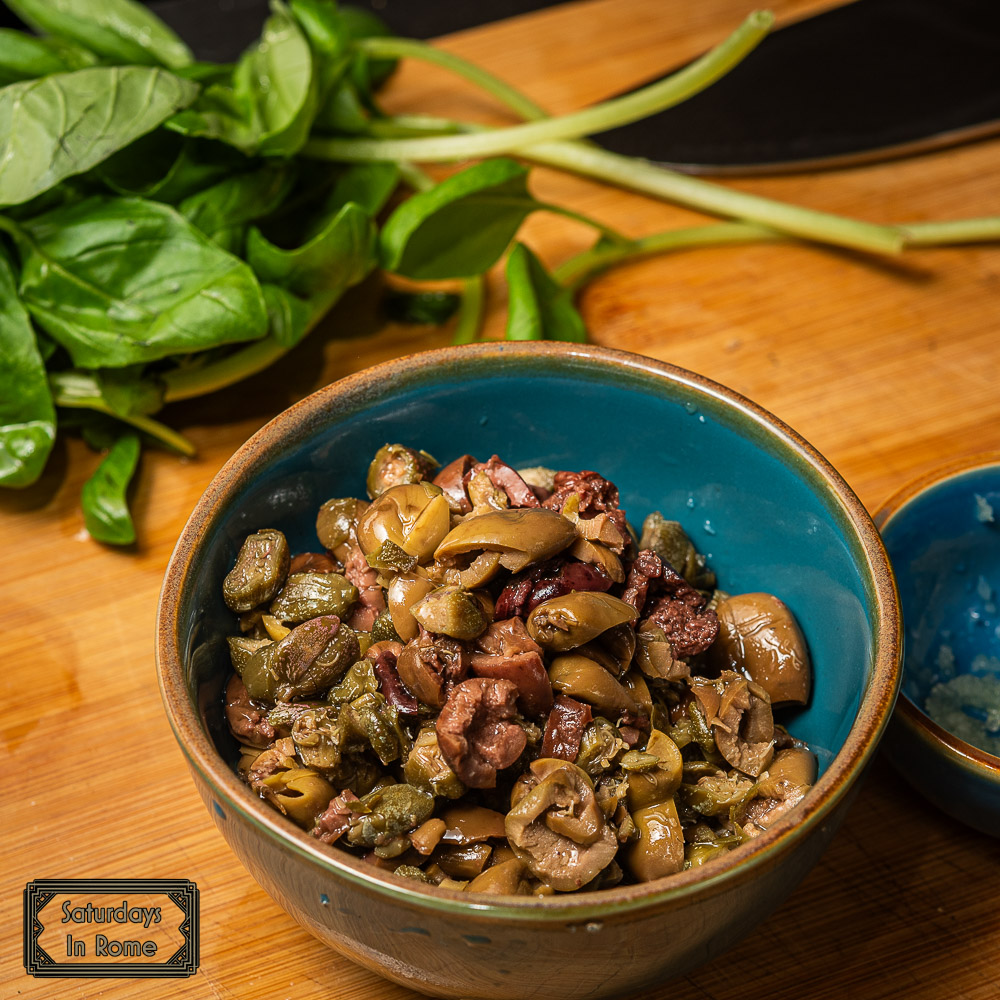 Sicilian Eggplant Caponata - Olives and Basil