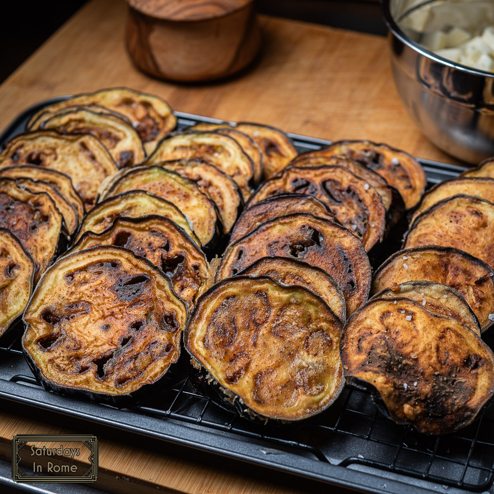 Traditional Eggplant Parmigiana - Fried