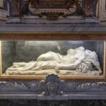 Basilica of St Sebastian Outside The Walls - Saint Sebastian Statue