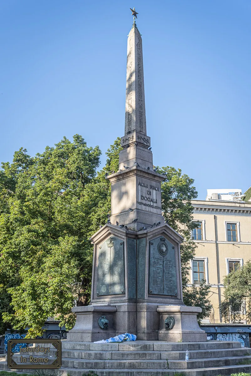 Egyptian Obelisks In Rome - Dogali near Termini