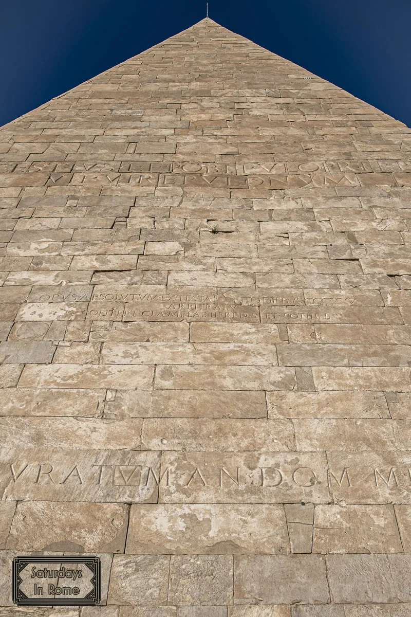 Egyptian Obelisks In Rome - Pyramid of Cestius