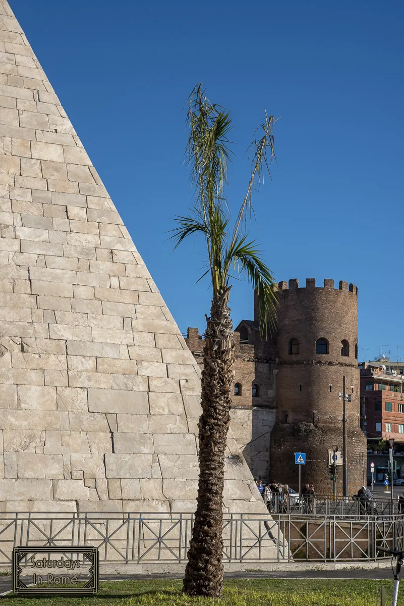 Egyptian Obelisks In Rome - Attached To Aurelian Walls