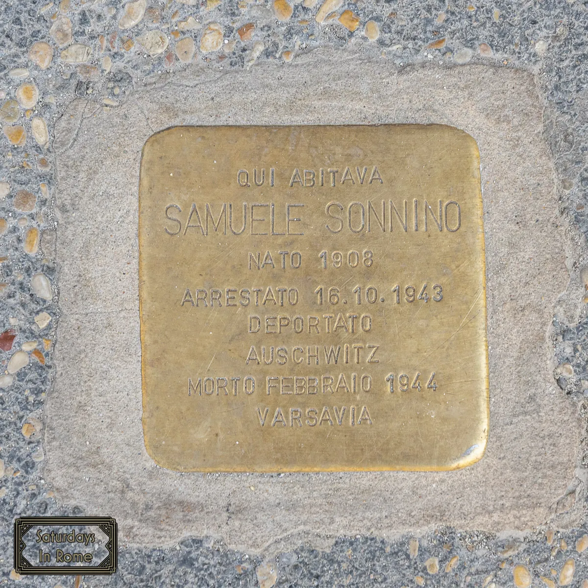 Rome Neighborhoods - More Stumble Stones