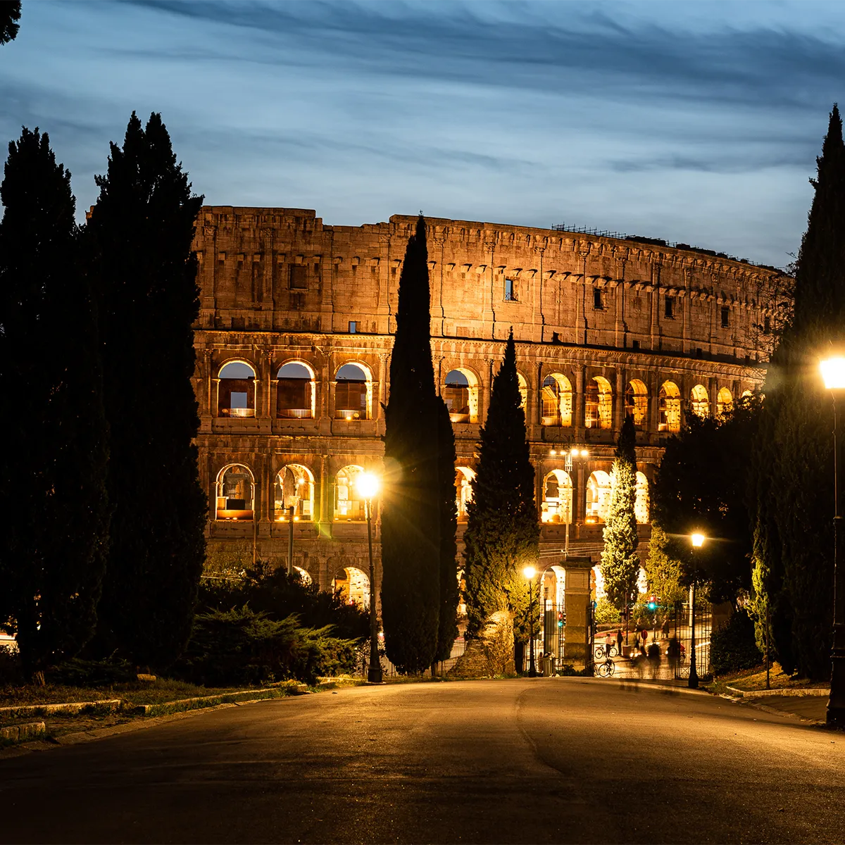 The Roman Colosseum - After Dark