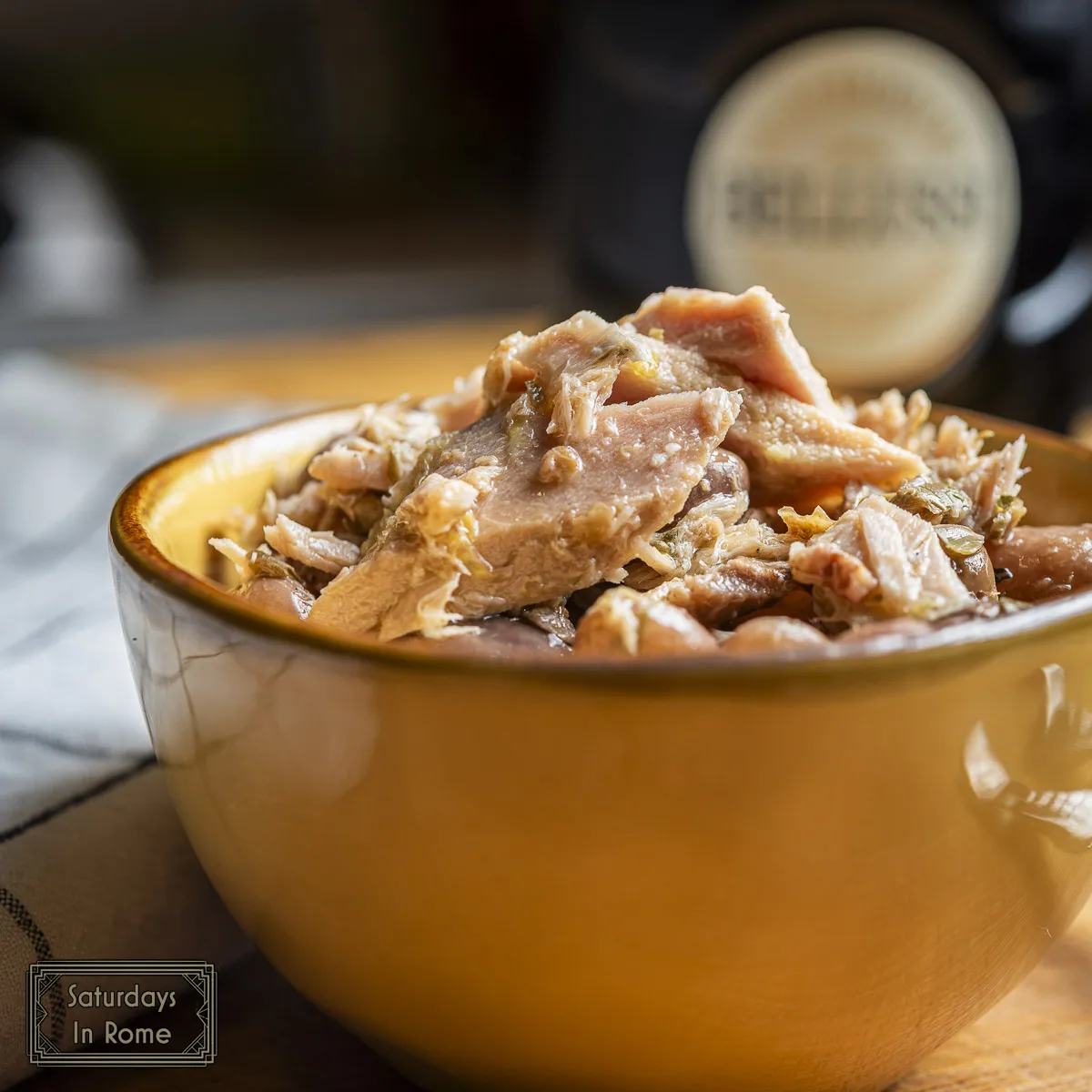 Tuna And Borlotti Bean Salad - Lots Of Tuna