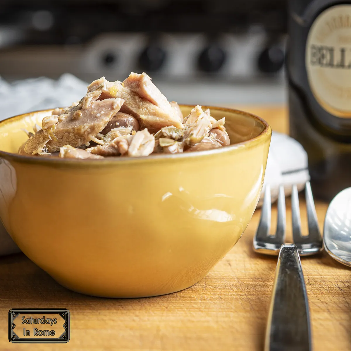 Tuna And Borlotti Bean Salad - Finished Salad