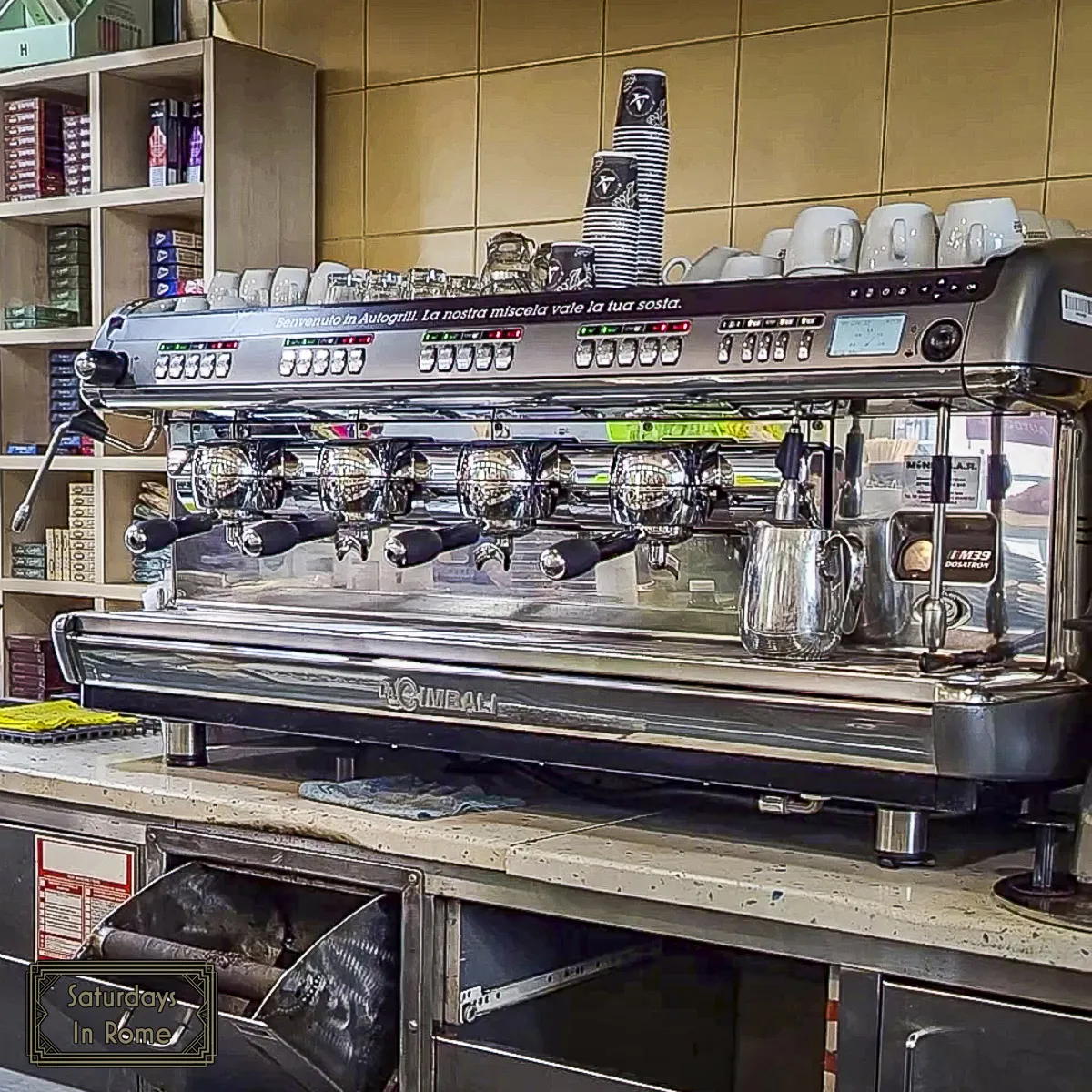 Coffee In Italy - At An Autogrill